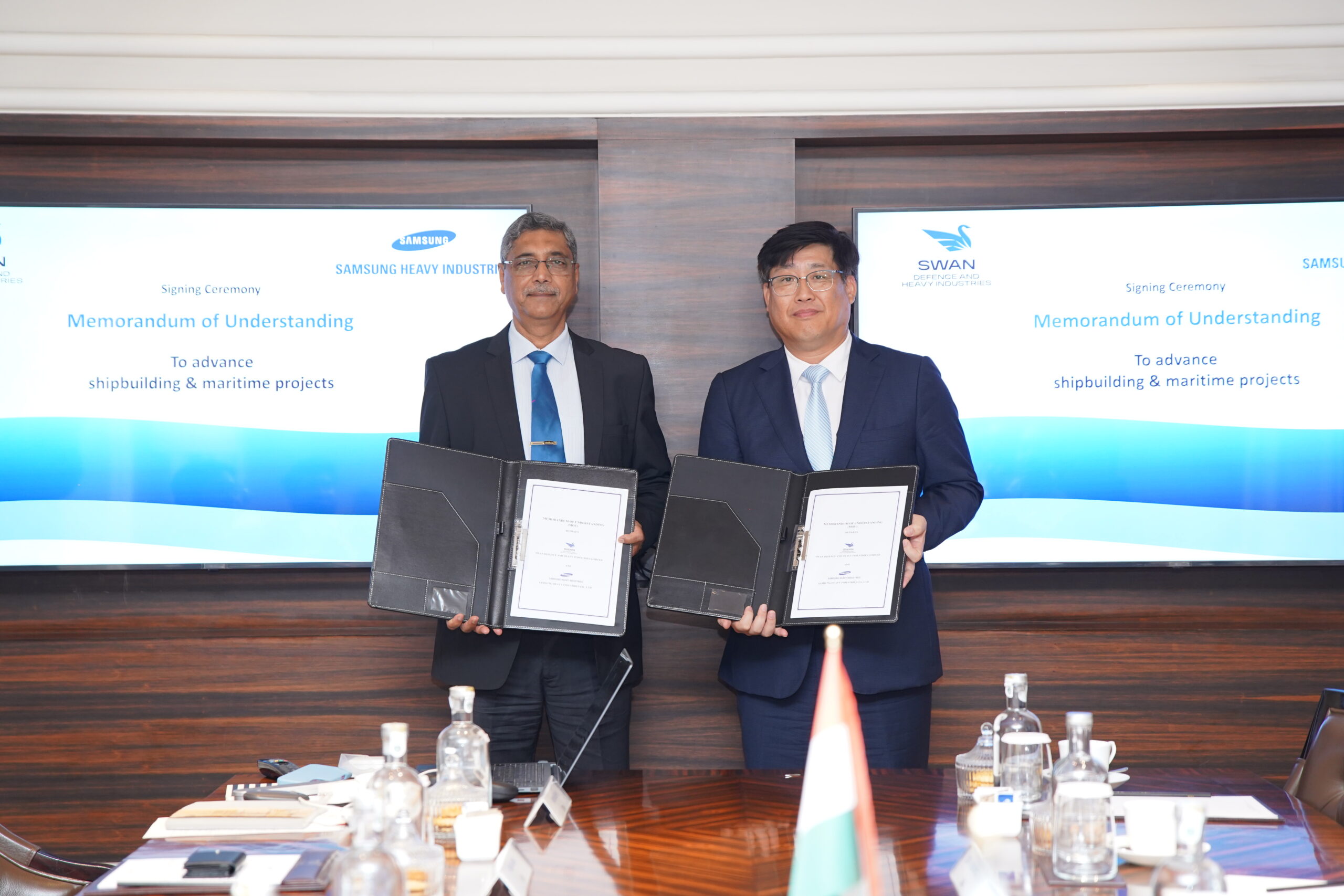 SDHI and Samsung Heavy Industries sign strategic MoU to advance shipbuilding & maritime projects